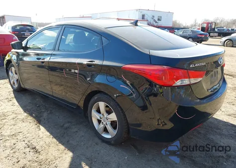 2013 Hyundai Elantra Gls/Limited из США, поврежденный, VIN KMHDH4AE4DU534897